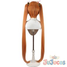 画像5: 神楽坂明日菜　コスプレウィッグ　魔法先生ネギま!　コスプレ鬘　JUJUcosplay (5)