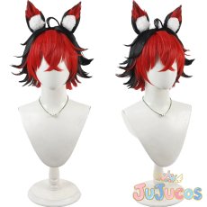 画像1: 狛野真斗　コスプレウィッグ　ゼンレスゾーンゼロ　コスプレ鬘　JUJUcosplay (1)