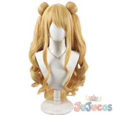 画像2: 曹洪　コスプレウィッグ　真・恋姫†夢想-革命- 蒼天の覇王　コスプレ鬘　JUJUcosplay (2)