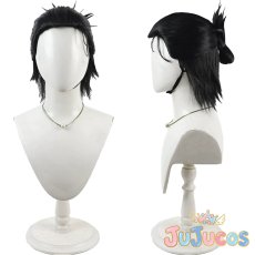 画像1: 坂本竜馬　コスプレウィッグ　お?い!竜馬　コスプレ鬘　JUJUcosplay (1)