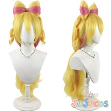 画像1: キュアアイドル-ゴッドアイドルスタイル-　映画　コスプレウィッグ　キミとアイドルプリキュア♪　コスプレ鬘　JUJUcosplay (1)