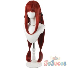 画像4: 紅豆　コスプレウィッグ　アークナイツ　コスプレ鬘　JUJUcosplay (4)