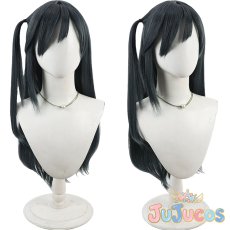 画像1: 優木せつ菜　コスプレウィッグ　ラブライブ！虹ヶ咲学園スクールアイドル同好会　コスプレ鬘　JUJUcosplay (1)