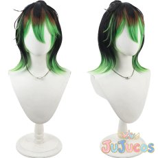 画像1: VTuber　花畑チャイカ　チャイカ・ブライン　コスプレウィッグ　バーチャルYouTuber　コスプレ鬘　JUJUcosplay (1)