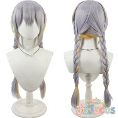 画像1: VTuber　栞葉るり　和服　コスプレウィッグ　バーチャルYouTuber　コスプレ鬘　JUJUcosplay (1)