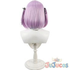 画像4: VTuber　紫宮るな　初期衣装　コスプレウィッグ　バーチャルYouTuber　コスプレ鬘　JUJUcosplay (4)