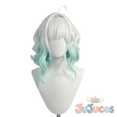 画像2: VTuber　Mint Fantome(ミント・ファントーム)　コスプレウィッグ　バーチャルYouTuber　コスプレ鬘　JUJUcosplay (2)