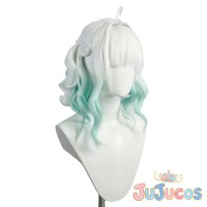 画像3: VTuber　Mint Fantome(ミント・ファントーム)　コスプレウィッグ　バーチャルYouTuber　コスプレ鬘　JUJUcosplay (3)