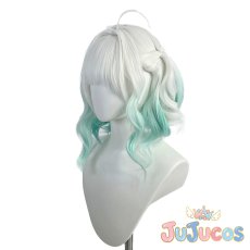 画像4: VTuber　Mint Fantome(ミント・ファントーム)　コスプレウィッグ　バーチャルYouTuber　コスプレ鬘　JUJUcosplay (4)