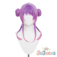 画像2: VTuber　常闇トワ　チャイナ風なメイドジャージ　コスプレウィッグ　バーチャルYouTuber　コスプレ鬘　JUJUcosplay (2)