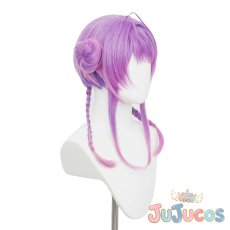 画像3: VTuber　常闇トワ　チャイナ風なメイドジャージ　コスプレウィッグ　バーチャルYouTuber　コスプレ鬘　JUJUcosplay (3)