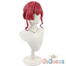 画像3: VTuber　宝鐘マリン　一番くじ　Wedding Dress　コスプレウィッグ　バーチャルYouTuber　コスプレ鬘　JUJUcosplay (3)