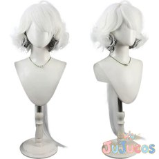 画像1: ドゥカレ　君主の紅　コスプレウィッグ　アークナイツ　コスプレ鬘　JUJUcosplay (1)