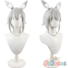 画像1: 日野森志歩　オオカミさんのダークマント　文化祭で縮まる距離　コスプレウィッグ　プロジェクトセカイ カラフルステージ！ feat. 初音ミク　コスプレ鬘　JUJUcosplay (1)