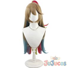 画像2: ゲームバズーカガール　コスプレウィッグ　#コンパス 戦闘摂理解析システム　コスプレ鬘　JUJUcosplay (2)