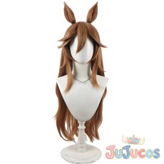 画像2: サムソンビッグ　制服　コスプレウィッグ　ウマ娘プリティーダービー　コスプレ鬘　JUJUcosplay (2)