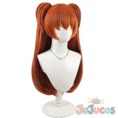 画像3: 惣流・アスカ・ラングレー　プラグスーツ　コスプレウィッグ　新世紀エヴァンゲリオン　コスプレ鬘　JUJUcosplay (3)