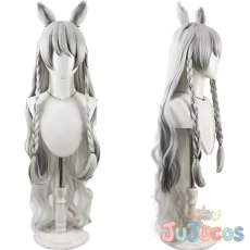 画像1: 聖聆プラマニクス　コスプレウィッグ　アークナイツ　コスプレ鬘　JUJUcosplay (1)