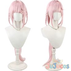 画像1: 環いろは　コスプレウィッグ　マギアレコード 魔法少女まどか☆マギカ外伝　コスプレ鬘　JUJUcosplay (1)