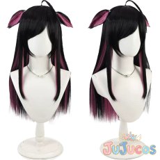 画像1: VTuber　夜牛詩乃　コスプレウィッグ　バーチャルYouTuber　コスプレ鬘　JUJUcosplay (1)