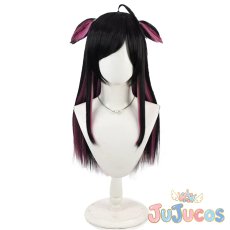 画像2: VTuber　夜牛詩乃　コスプレウィッグ　バーチャルYouTuber　コスプレ鬘　JUJUcosplay (2)