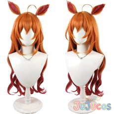 画像1: ロイヤルファミリー　コスプレウィッグ　ウマ娘プリティーダービー　コスプレ鬘　JUJUcosplay (1)