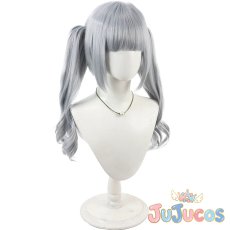 画像3: 長土萌依　バレンタイン小悪魔　コスプレウィッグ　ドルフィンウェーブ　コスプレ鬘　JUJUcosplay (3)