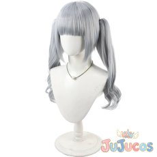 画像4: 長土萌依　バレンタイン小悪魔　コスプレウィッグ　ドルフィンウェーブ　コスプレ鬘　JUJUcosplay (4)