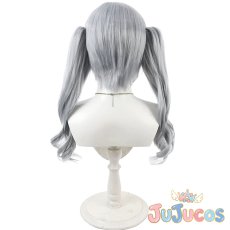 画像5: 長土萌依　バレンタイン小悪魔　コスプレウィッグ　ドルフィンウェーブ　コスプレ鬘　JUJUcosplay (5)