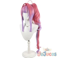 画像4: VTuber　綺々羅々ヴィヴィ　Solid Edge衣装　コスプレウィッグ　バーチャルYouTuber　コスプレ鬘　JUJUcosplay (4)