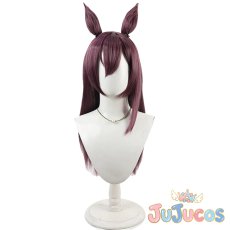 画像2: メジロドーベル　勝負服　コスプレウィッグ　ウマ娘プリティーダービー　コスプレ鬘　JUJUcosplay (2)