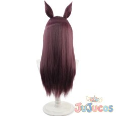 画像5: メジロドーベル　勝負服　コスプレウィッグ　ウマ娘プリティーダービー　コスプレ鬘　JUJUcosplay (5)