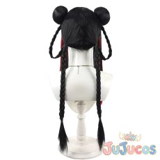 画像5: VTuber　月ノ美兎　チャイナ服　コスプレウィッグ　バーチャルYouTuber　コスプレ鬘　JUJUcosplay (5)