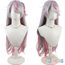 画像1: VTuber　兎咲ミミ　初期衣装　コスプレウィッグ　バーチャルYouTuber　コスプレ鬘　JUJUcosplay (1)