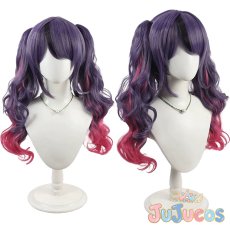 画像1: VTuber　甘音あむ　コスプレウィッグ　バーチャルYouTuber　コスプレ鬘　JUJUcosplay (1)