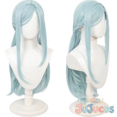 画像1: 日野森雫　5th Anniversary　感謝祭　コスプレウィッグ　プロジェクトセカイ カラフルステージ！ feat. 初音ミク　コスプレ鬘　JUJUcosplay (1)