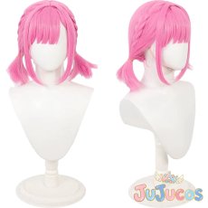 画像1: 鳳えむ　5th Anniversary　感謝祭　コスプレウィッグ　プロジェクトセカイ カラフルステージ！ feat. 初音ミク　コスプレ鬘　JUJUcosplay (1)