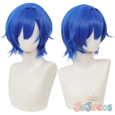 画像1: Kaito　5th Anniversary　感謝祭　コスプレウィッグ　プロジェクトセカイ カラフルステージ！ feat. 初音ミク　コスプレ鬘　JUJUcosplay (1)