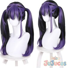 画像1: 漆栖川希詠　コスプレウィッグ　デッドアカウント　コスプレ鬘　JUJUcosplay (1)