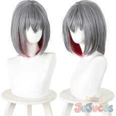 画像1: 紫藤アリサ　コスプレウィッグ　魔法少女ノ魔女裁判　コスプレ鬘　JUJUcosplay (1)