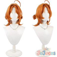 画像1: 明智あんな　コスプレウィッグ　名探偵プリキュア!　コスプレ鬘　JUJUcosplay (1)