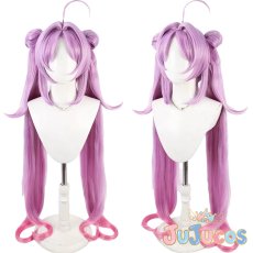 画像1: 明智あんな　変身後　コスプレウィッグ　名探偵プリキュア!　コスプレ鬘　JUJUcosplay (1)