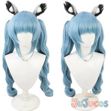 画像1: プリバティ　メイド　コスプレウィッグ　勝利の女神：NIKKE　コスプレ鬘　JUJUcosplay (1)