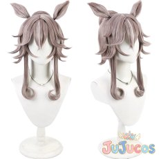 画像1: ワンダーアキュート(温泉)　コスプレウィッグ　ウマ娘プリティーダービー　コスプレ鬘　JUJUcosplay (1)