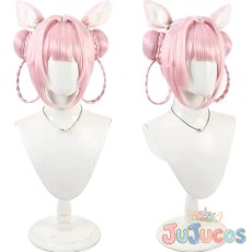 画像1: VTuber　博衣こより　東洋風ファンタジー衣装　コスプレウィッグ　バーチャルYouTuber　コスプレ鬘　JUJUcosplay (1)