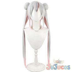 画像2: Vtuber　百鬼あやめ　天女衣装　コスプレウィッグ　バーチャルYouTuber　コスプレ鬘　JUJUcosplay (2)