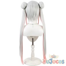 画像5: Vtuber　百鬼あやめ　天女衣装　コスプレウィッグ　バーチャルYouTuber　コスプレ鬘　JUJUcosplay (5)