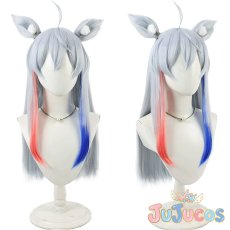 画像1: どぬく　コスプレウィッグ　カラフルピーチ　コスプレ鬘　JUJUcosplay (1)