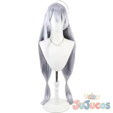 画像2: 青葉ちか　コスプレウィッグ　マギアレコード 魔法少女まどか☆マギカ外伝　コスプレ鬘　JUJUcosplay (2)