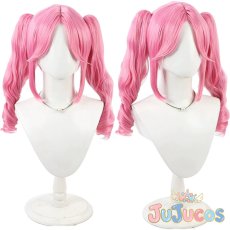 画像1: 四国めたん　漆黒のめたん　コスプレウィッグ　VOICEVOX　コスプレ鬘　JUJUcosplay (1)